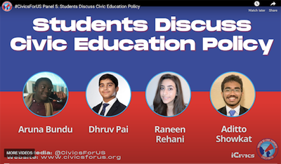 Student Discuss Civic Education Policy